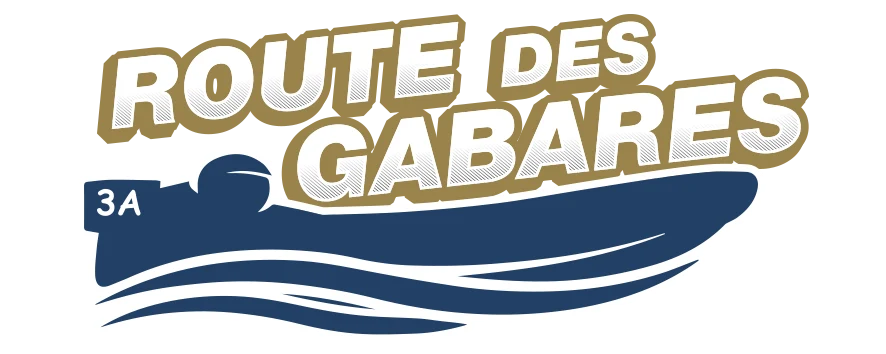 logo route des gabares rallye multisports motonautiqe sur le lot et la garonne a marmande lot et garonne