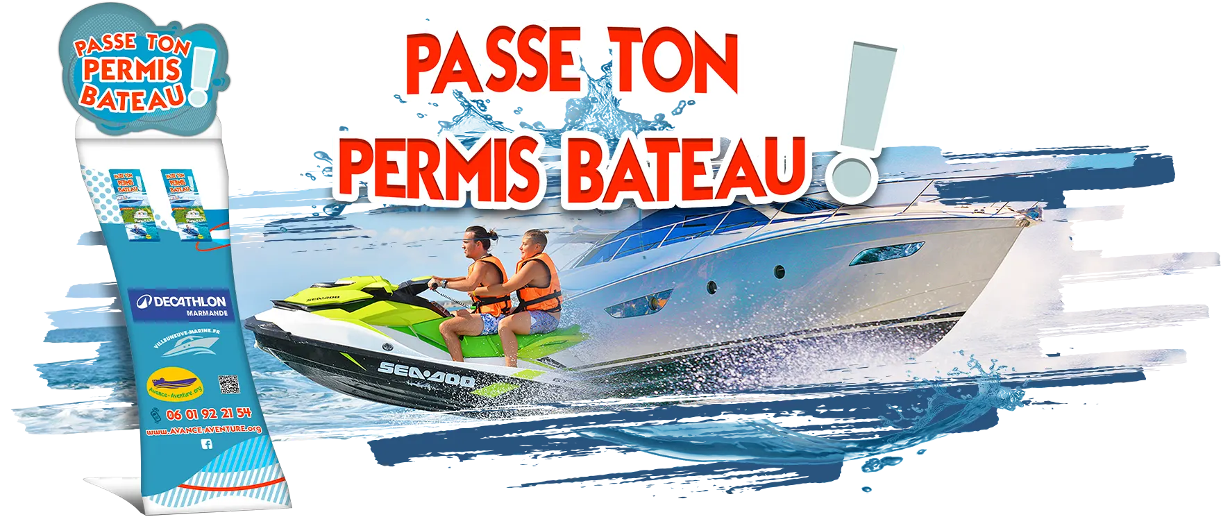 permis bateau fluvial cotier avance aventure marmande lot et garonne et merignac bordeaux en gironde